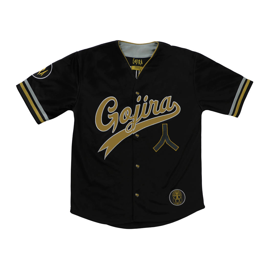 Gojira 96 Baseball Jersey (Black)