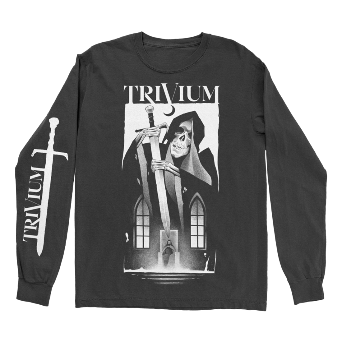 Trivium Skeleton Sword Long Sleeve Tee