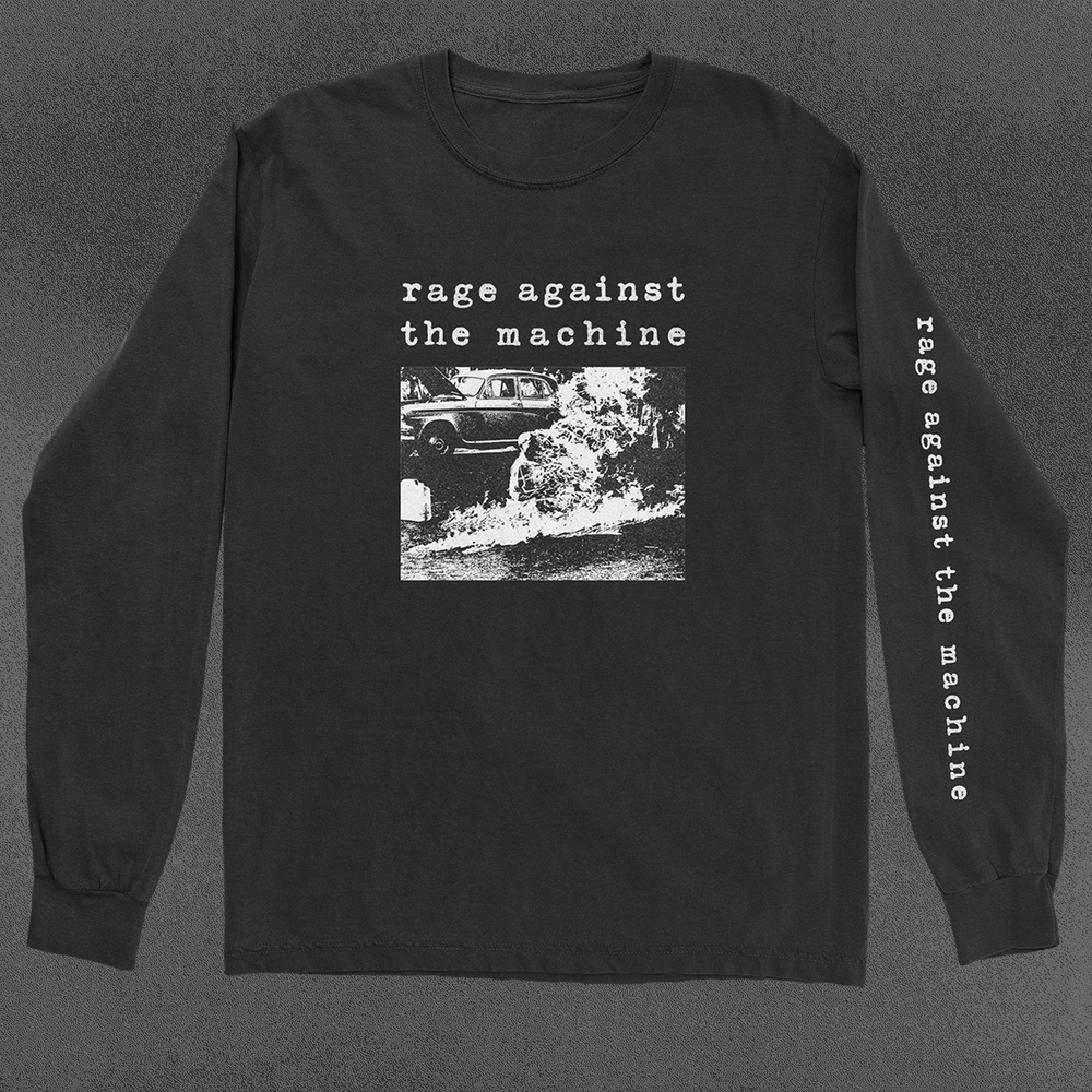 Self-Immolation Long Sleeve T-Shirt | Rage Against The Machine ...