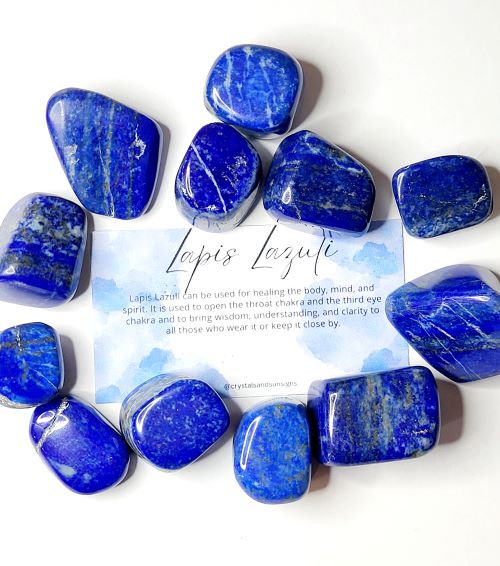 Lapis Lazuli Gemstone Tumbled