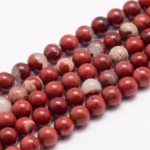 Red Jasper Gemstone Beads - Red Deer Bead Shop
