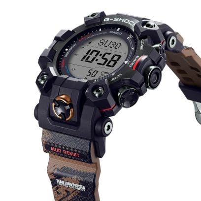 G-Shock Mens 200m Mudman Team Landcruiser Triple Sensor Solar - GW-9500TLC-1M