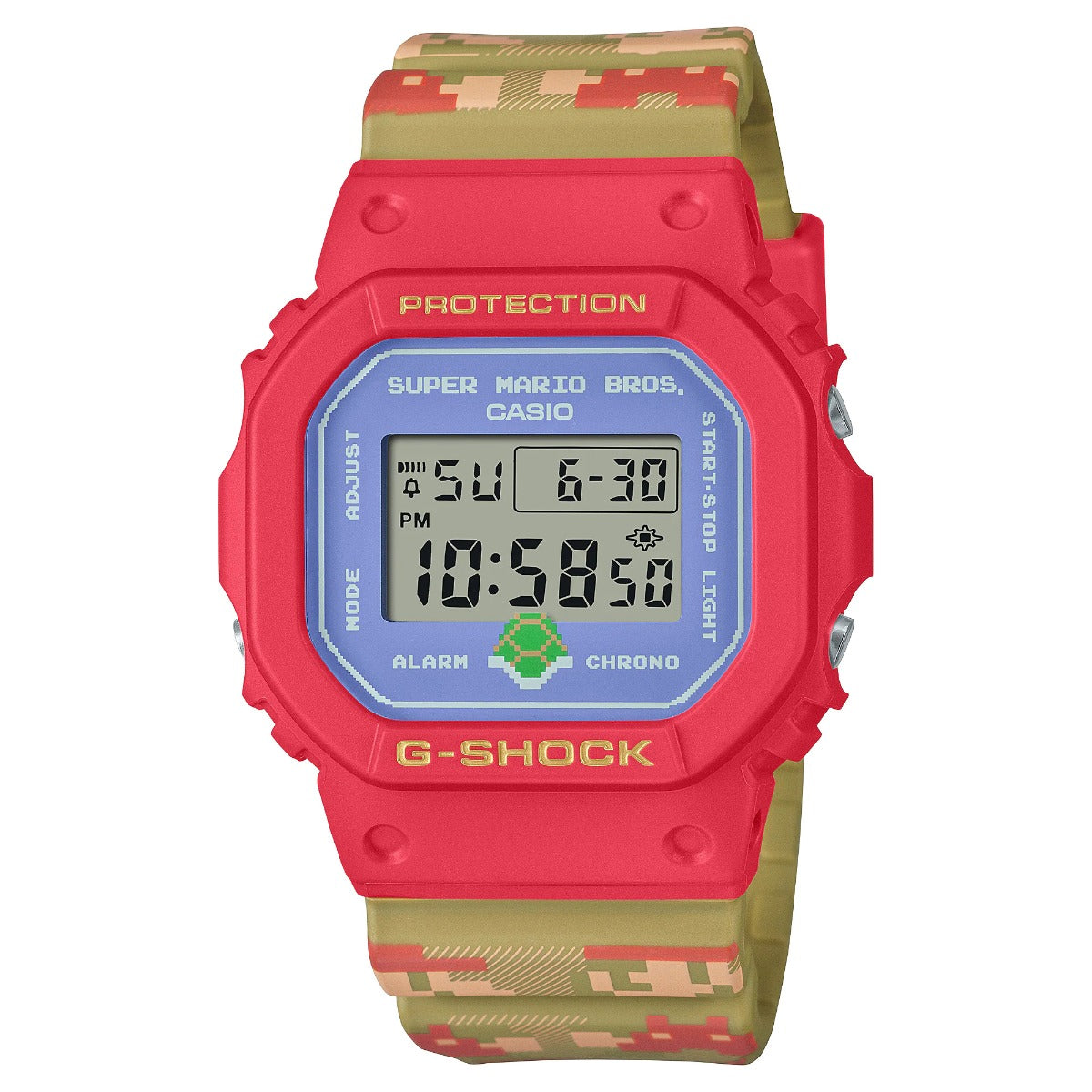 G-Shock Mens 200m Super Mario Limited Edition - DW-5600SMB-4DR