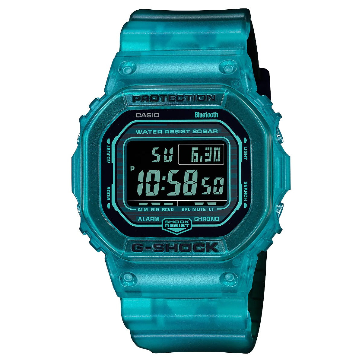 G-Shock Mens 200m Bluetooth Solar - DW-B5600G-2DR