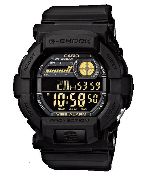 G-Shock Mens 200m Standard - GD-350-1BDR