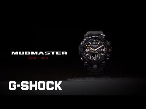G-Shock Mans 200 m drievoudige sensor Mudmaster - GWG-1000-1ADR 