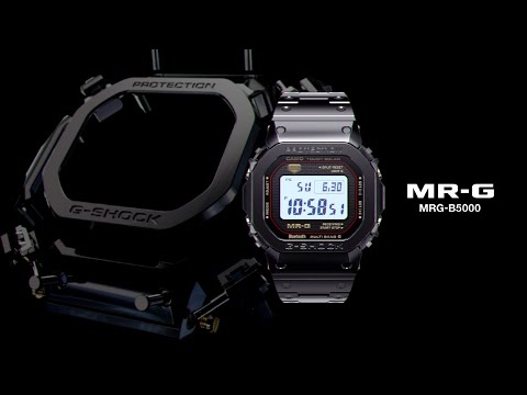 G-Shock Mens 200 m - TranTixxii Ti64 Titanium Bluetooth - MRG-B5000B-1ER 