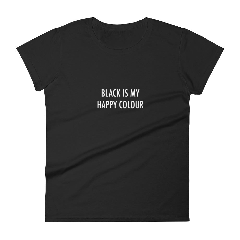 'Black Is My Happy Colour' T-Shirt
