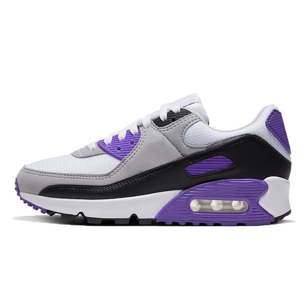 Running Trainer in White w/ Purple Trim