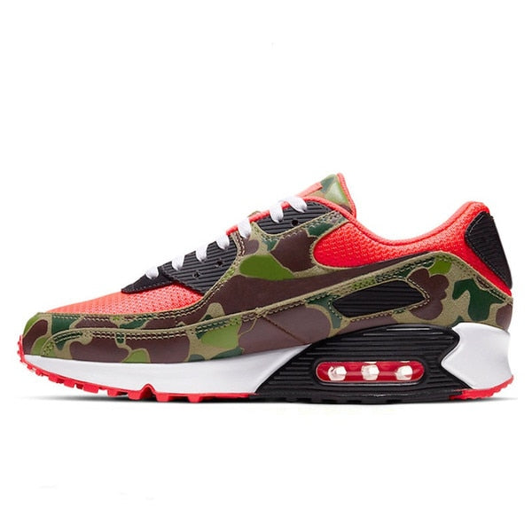 Running Trainer in Red w/ Camo Trim