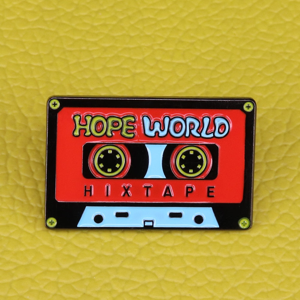 Hope World Pin | Kitsch Kandy Clothing - Tomboy Styles
