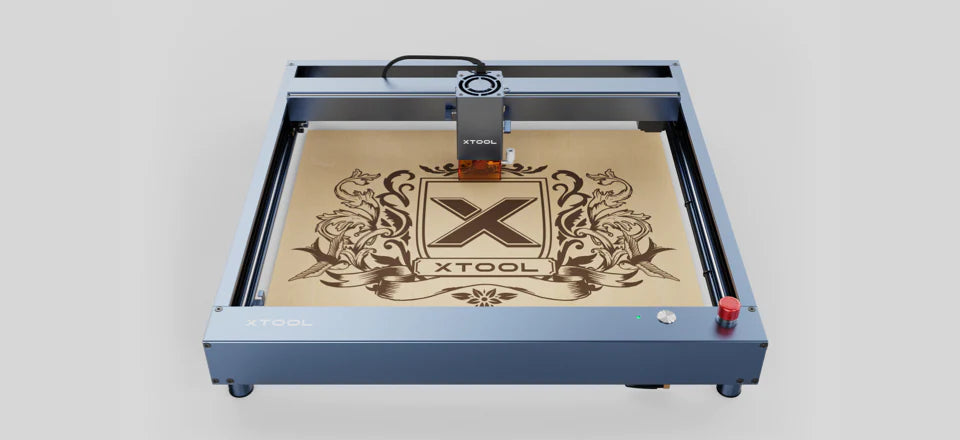 xTool D1 Pro 2.0 10W Desktop Laser Engraver - Golden Red