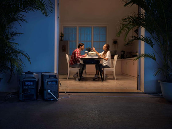 home back up made easy in blackouts and outages with EcoFlow Delta Pro Portable Power Station