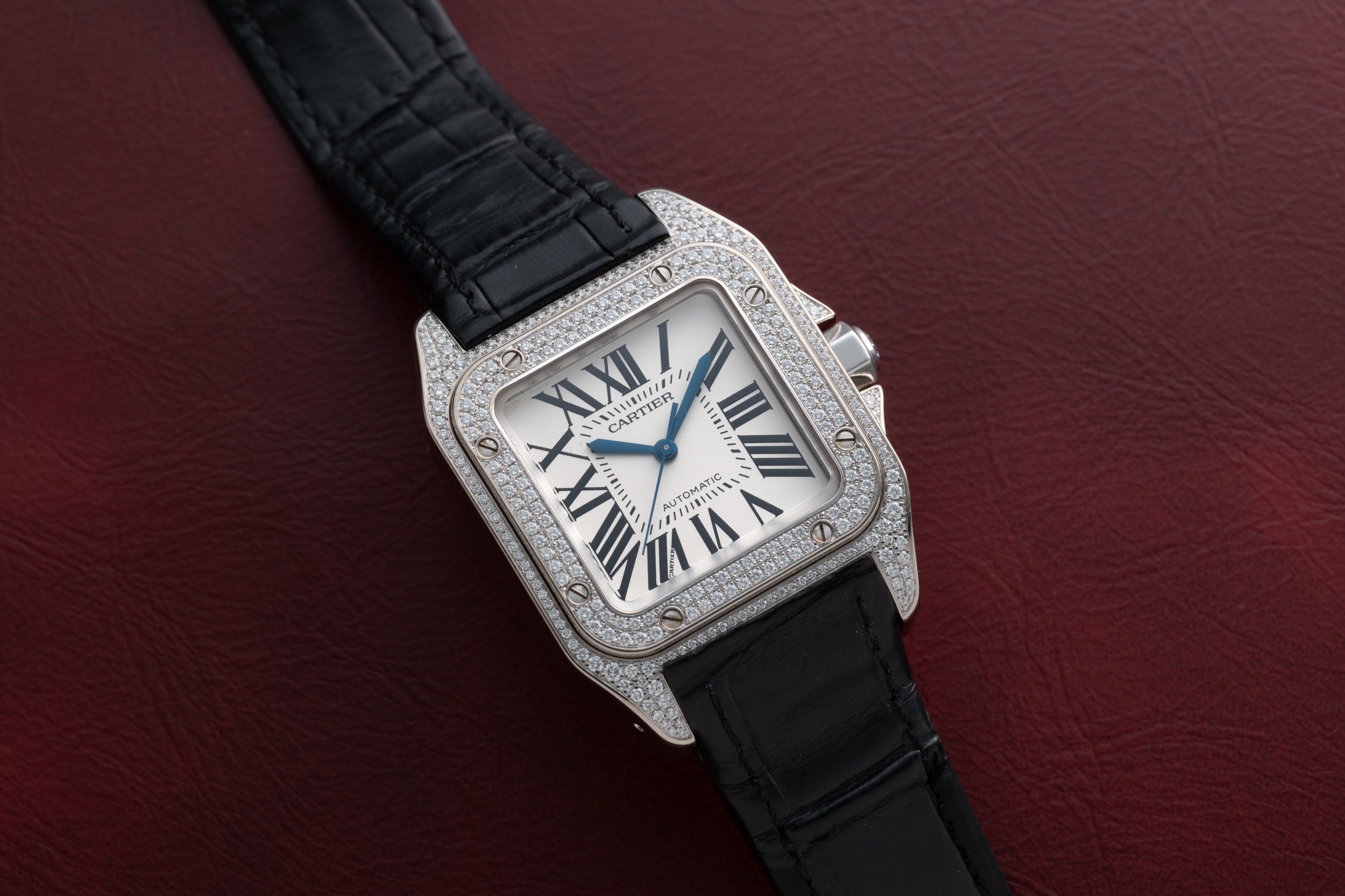 Image of Cartier Santos 100 Diamond