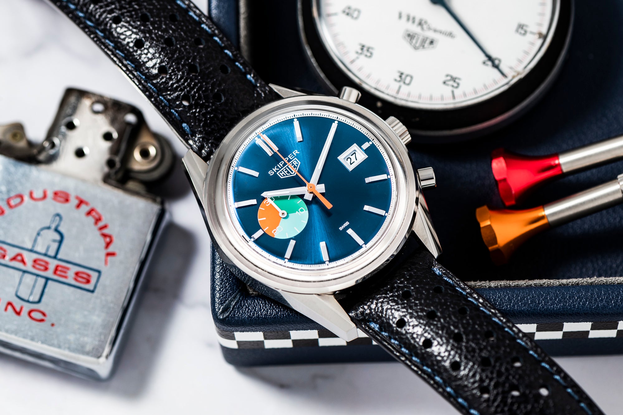 Heuer Carrera 'Skipper' For Hodinkee – Analog:Shift