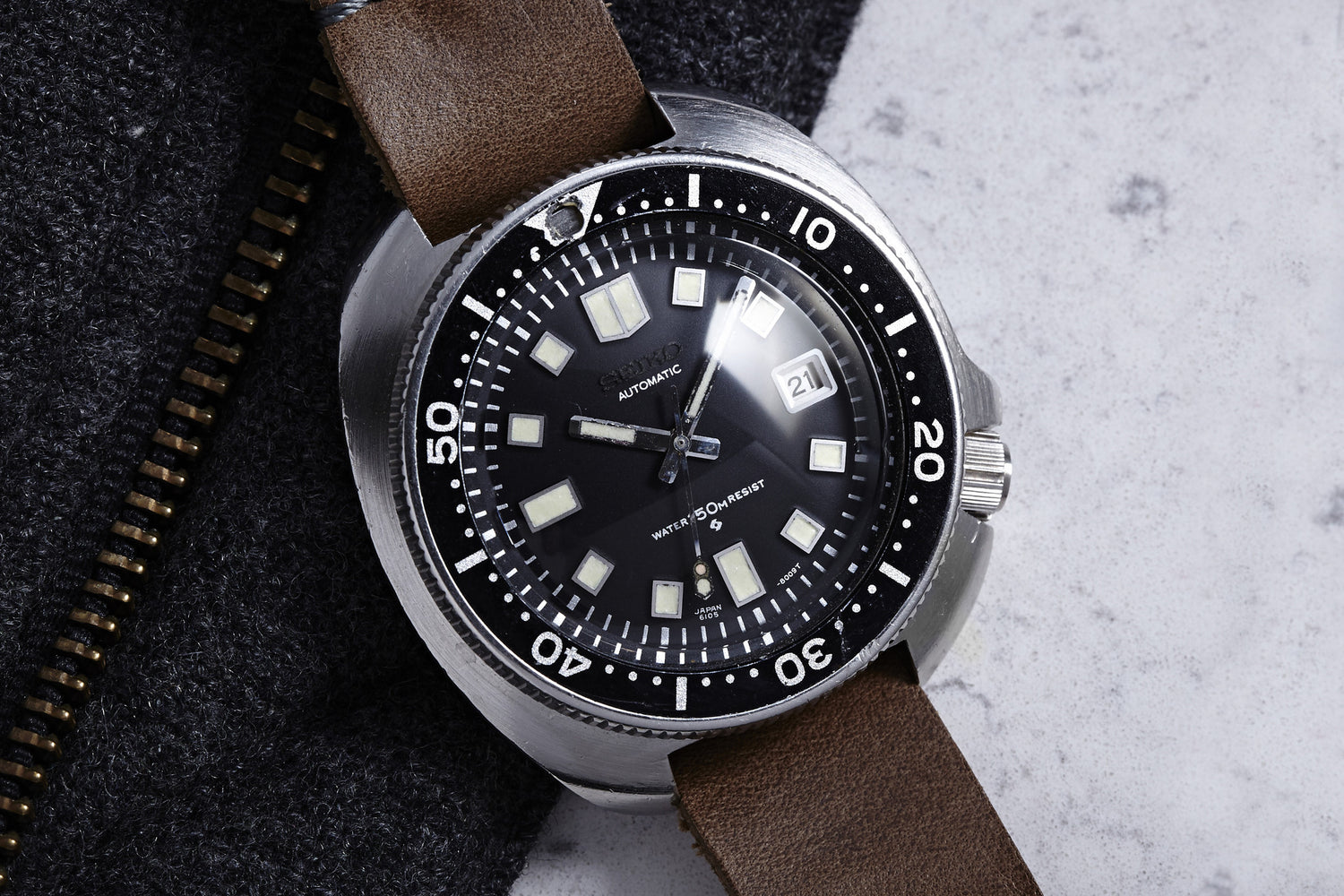 Seiko 6105-8119 Dive Watch – Analog:Shift