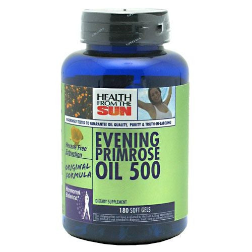 Health From The Sun Evening Primrose Oil 500 - Maximum Nutrition - Primrose Oil Supplement