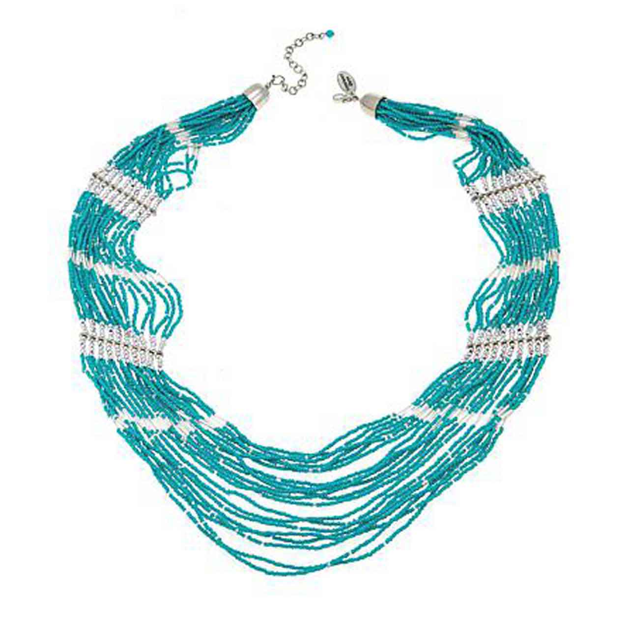 turquoise coloured necklace