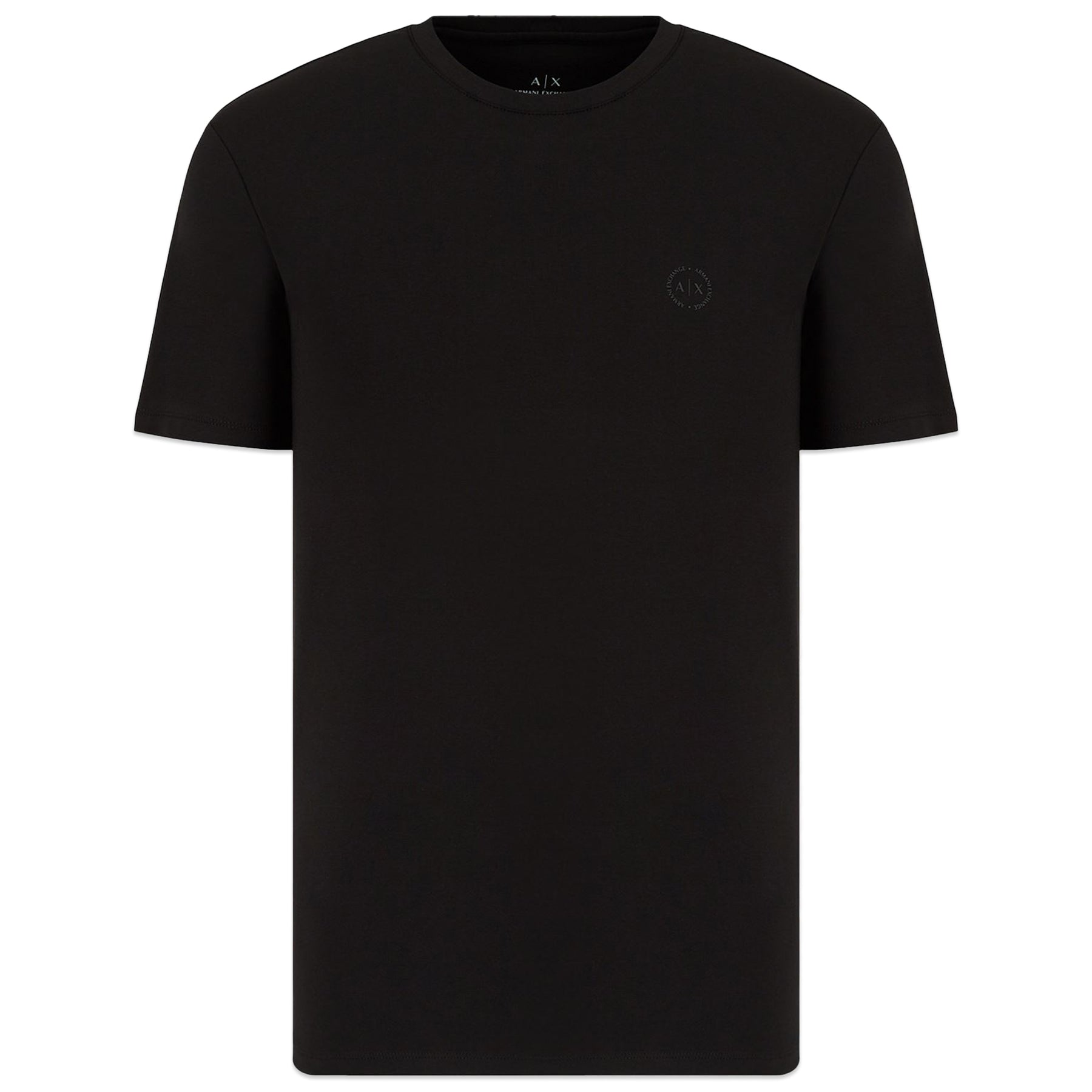 Armani Exchange Small Chest Logo Stretch T-Shirt - Black