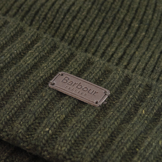 barbour carlton beanie green