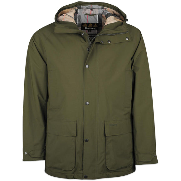 Barbour Waterproof Hooded Bedale - Olive