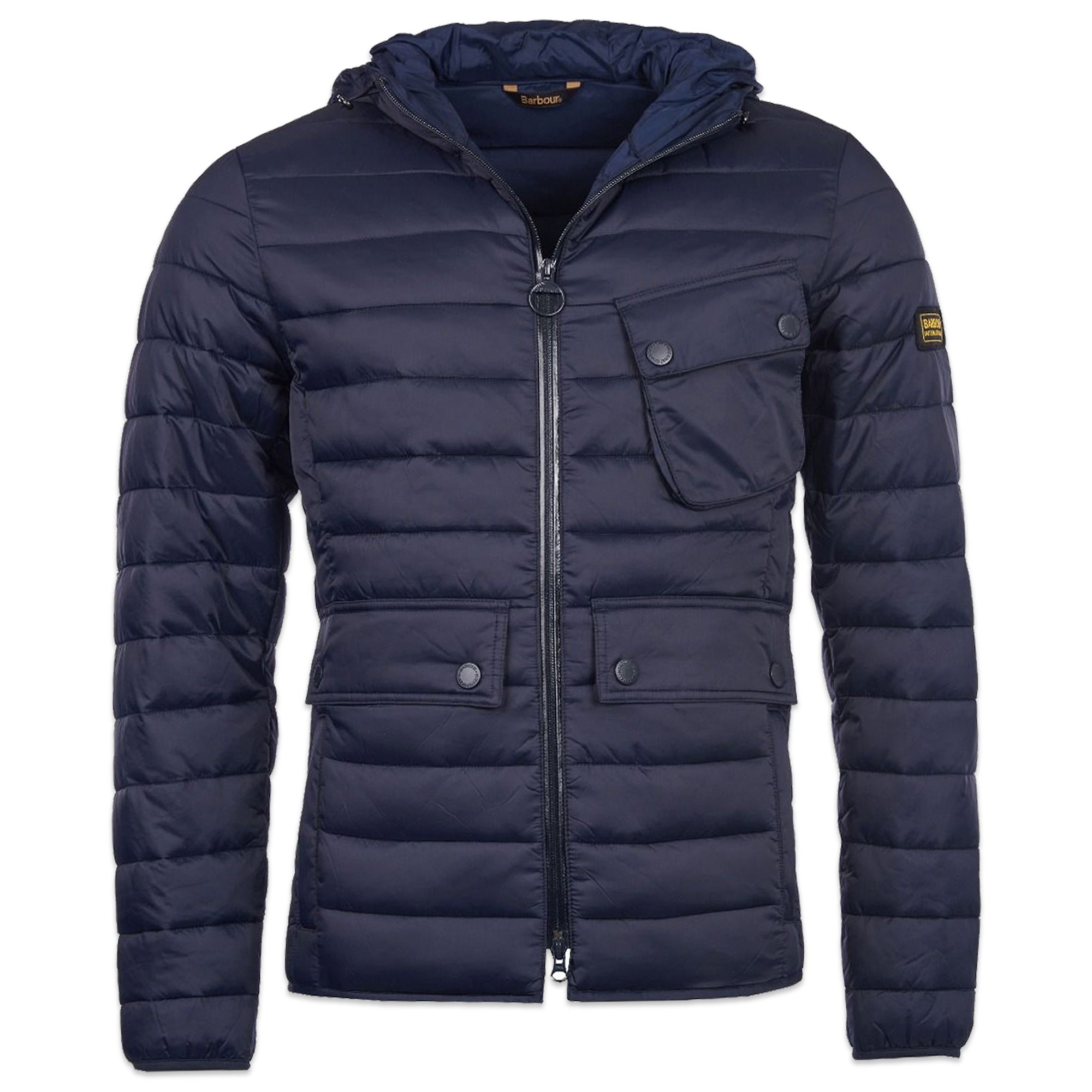 barbour ouston jacket navy