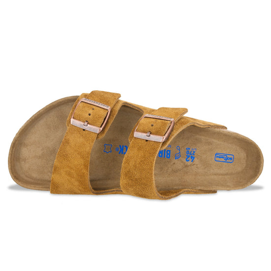 Birkenstock Arizona SFB, Mink Suede Leather