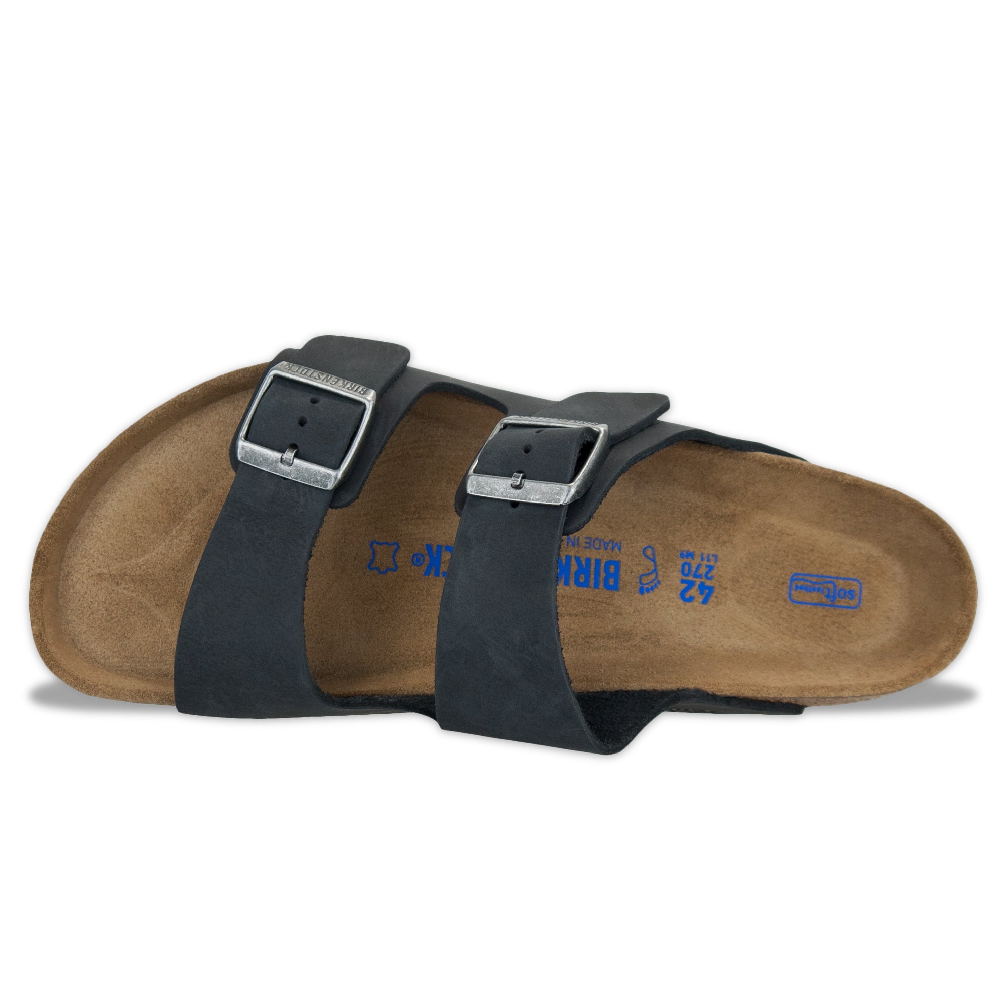 birkenstock arizona black leather