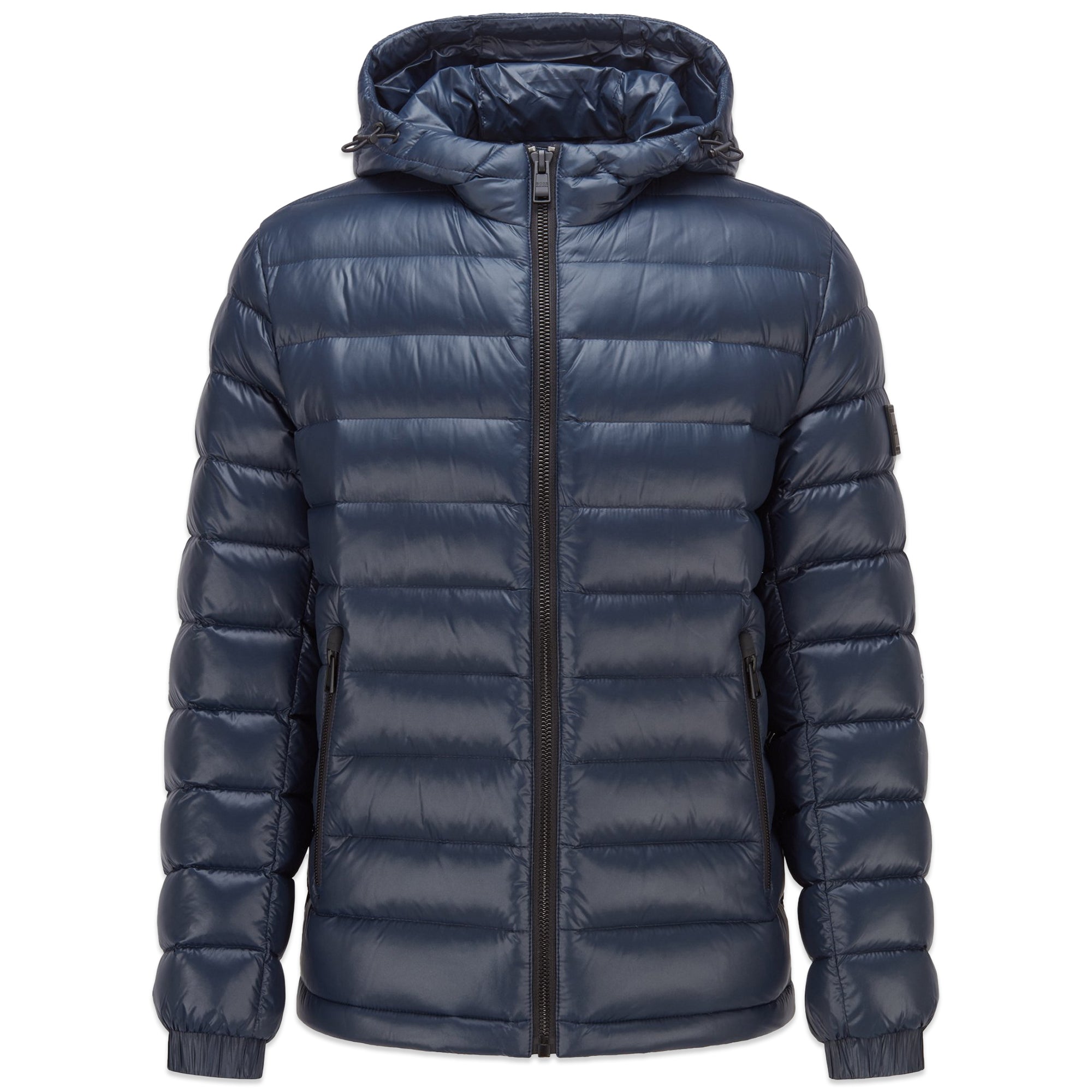 Boss Oswizz 2 Down Filled Hooded Puffa - Hi Shine Blue