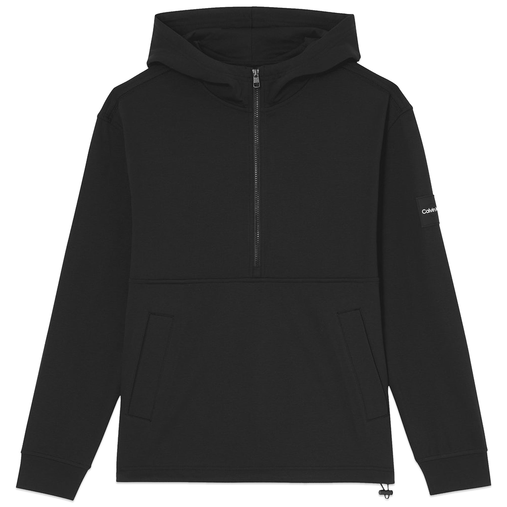 Calvin Klein Men's Iconic Mixed-Media Quarter-Zip Long-Sleeve Sweatshirt |  CoolSprings Galleria