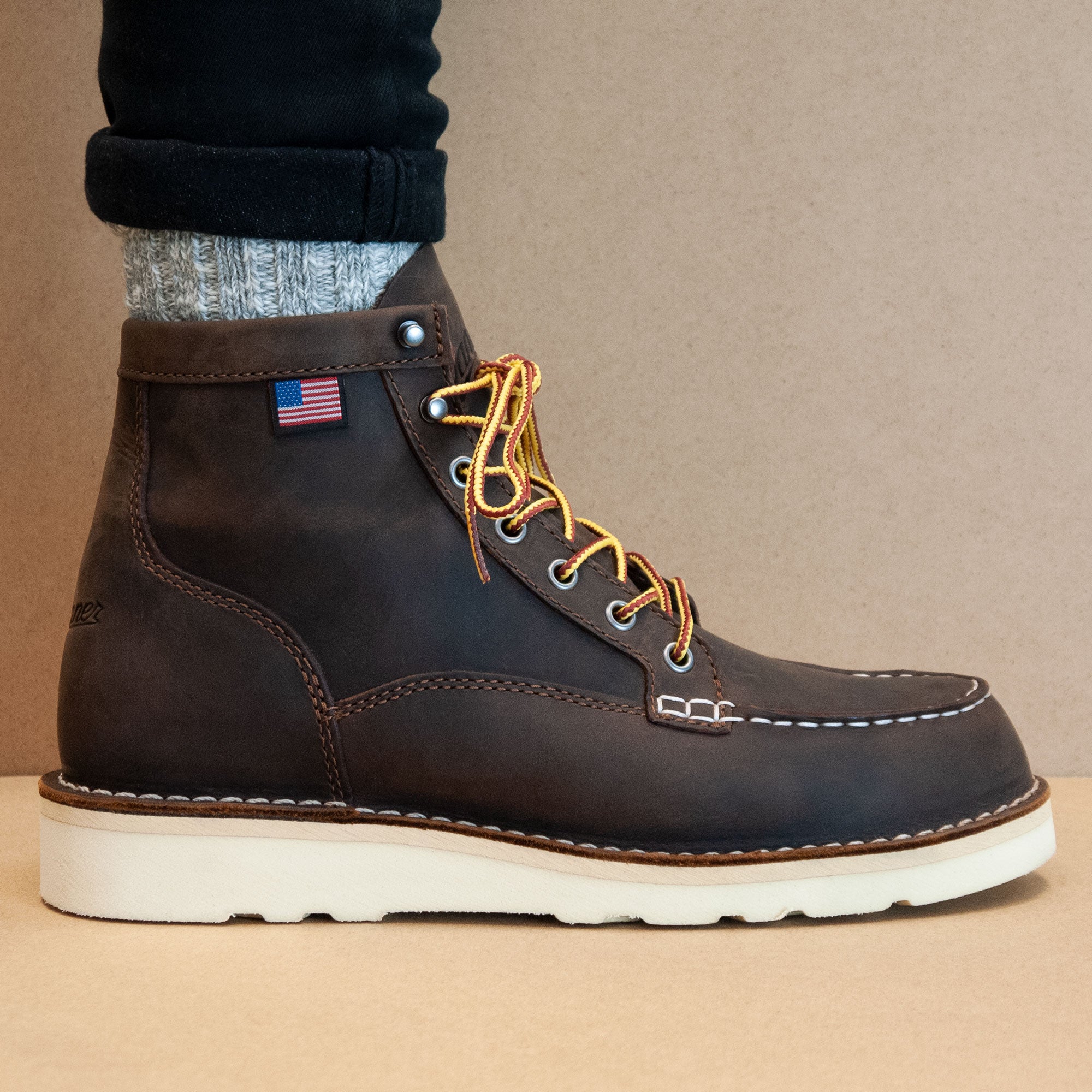 Danner Bull Run Moc Toe Boot - Brown