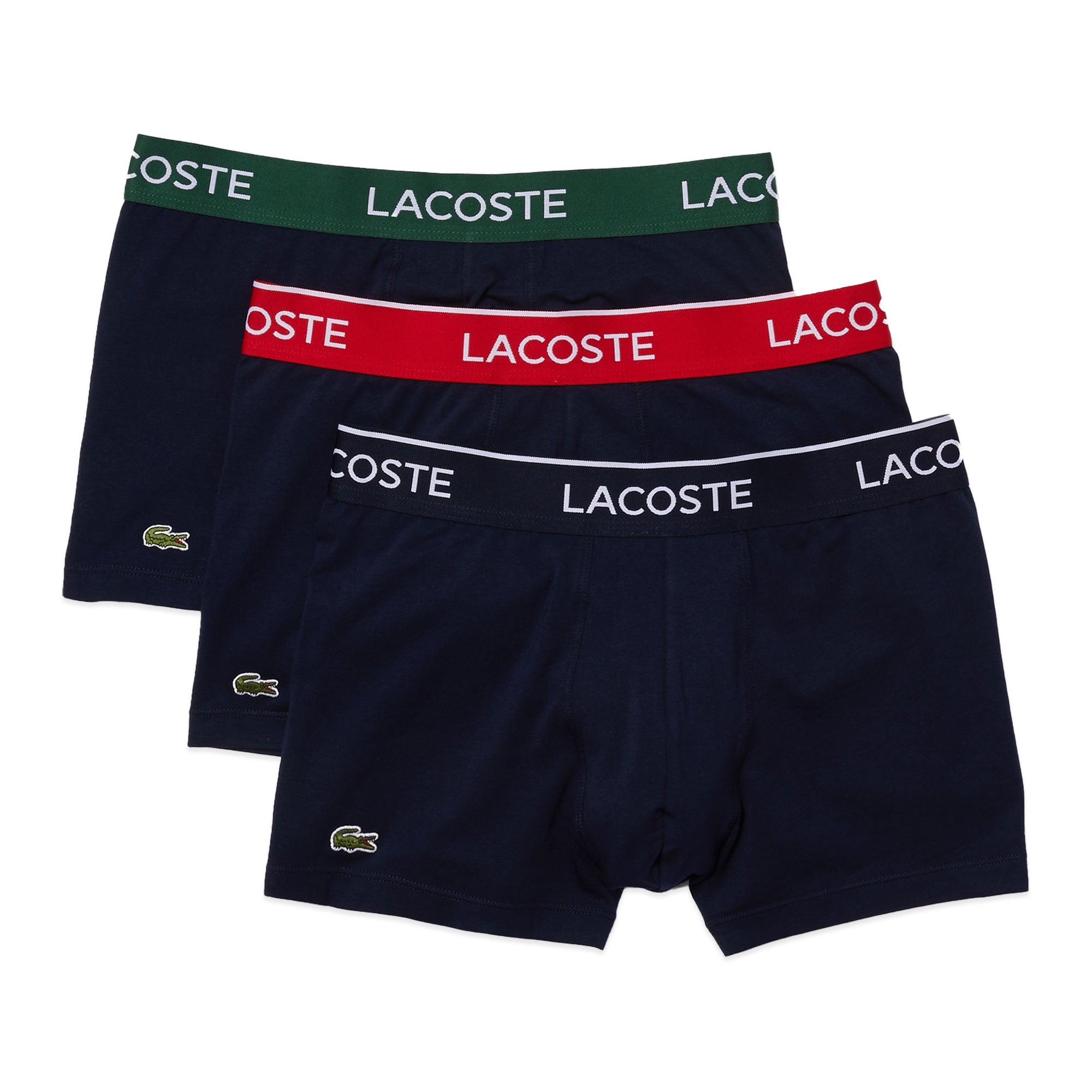 Buy Lacoste Men's Cotton Blend Modern Regular Fit Trunks (Pack of 1)  (5H9953QRN_Multicolor_S) at