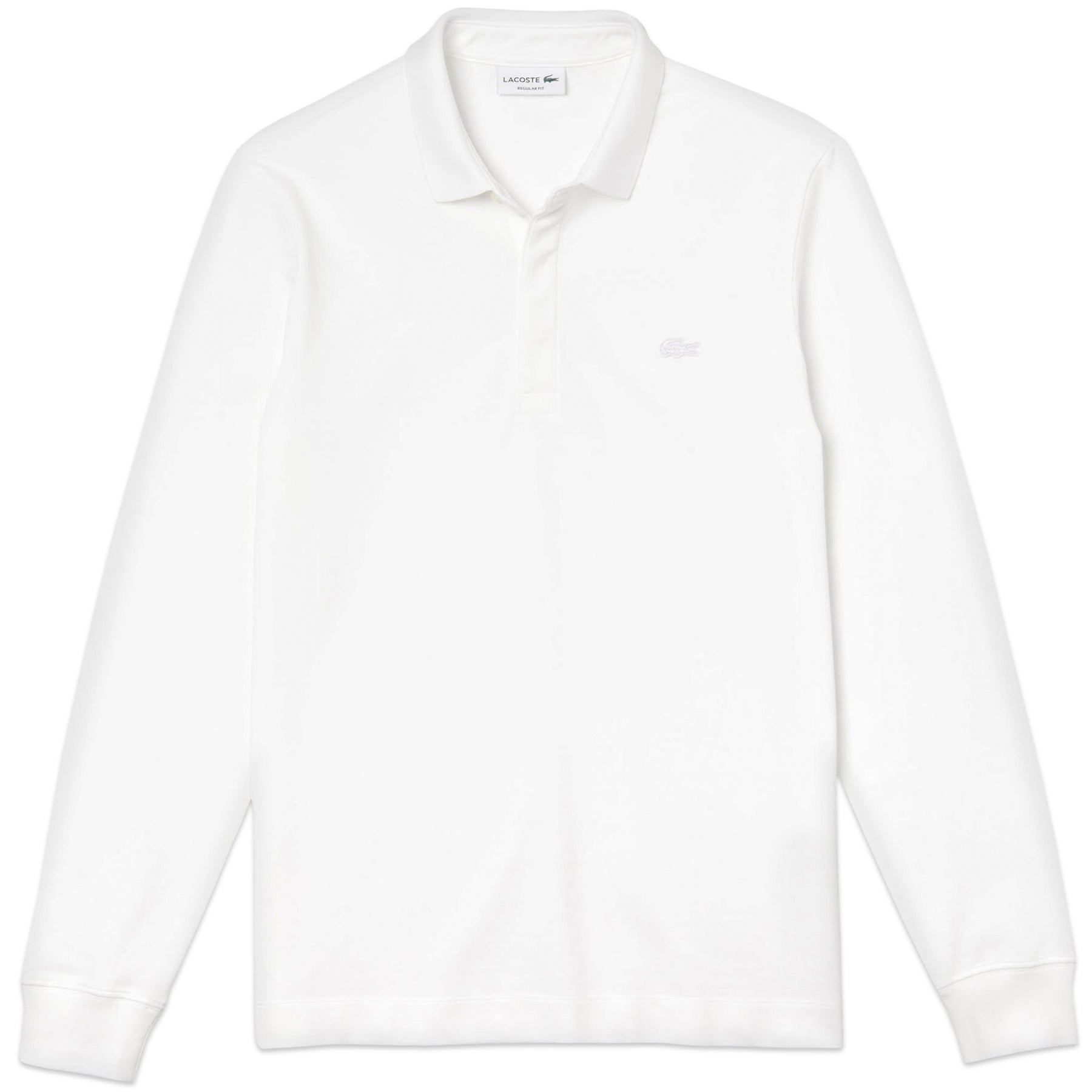 Lacoste Long Sleeve Paris Stretch Polo PH2481 - White