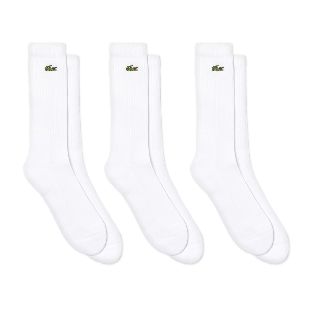 Lacoste Sport Socks 3 Pack RA4182 - Triple White