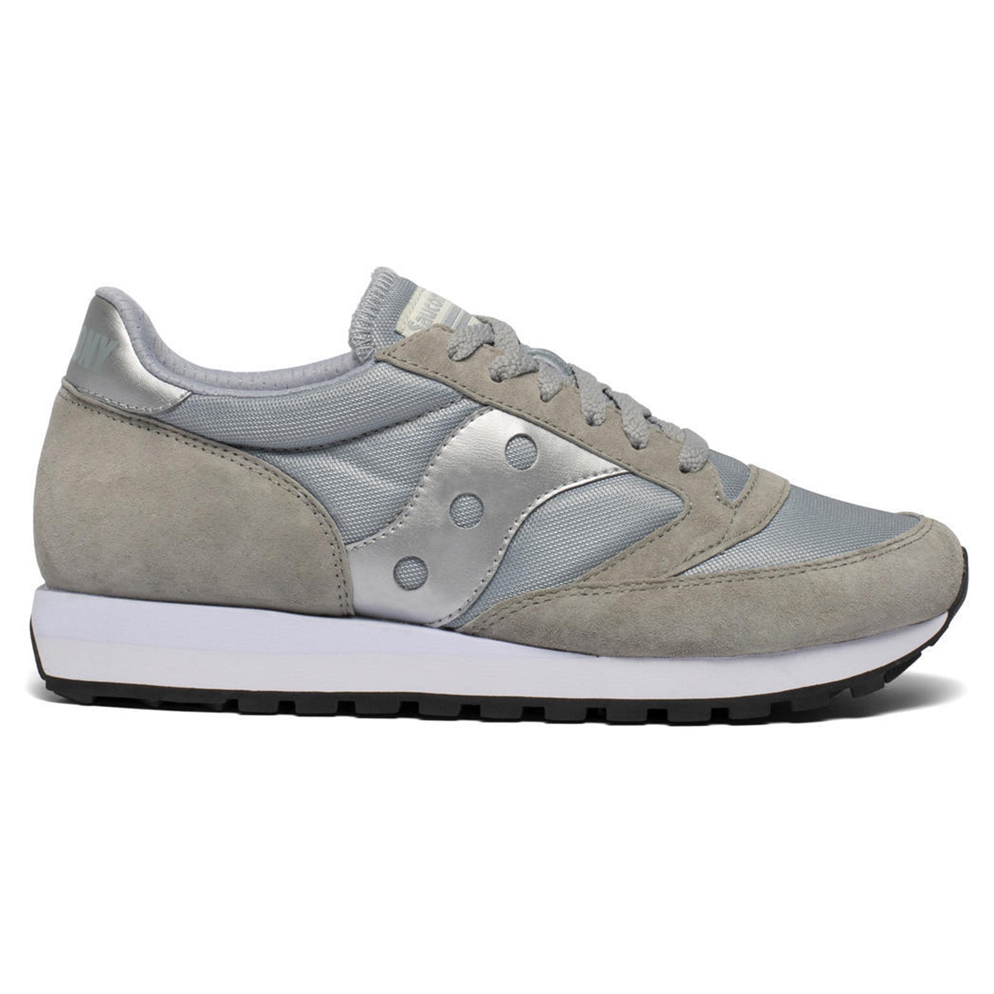 Saucony Jazz 81 Peak Trainers - Grey/Berry