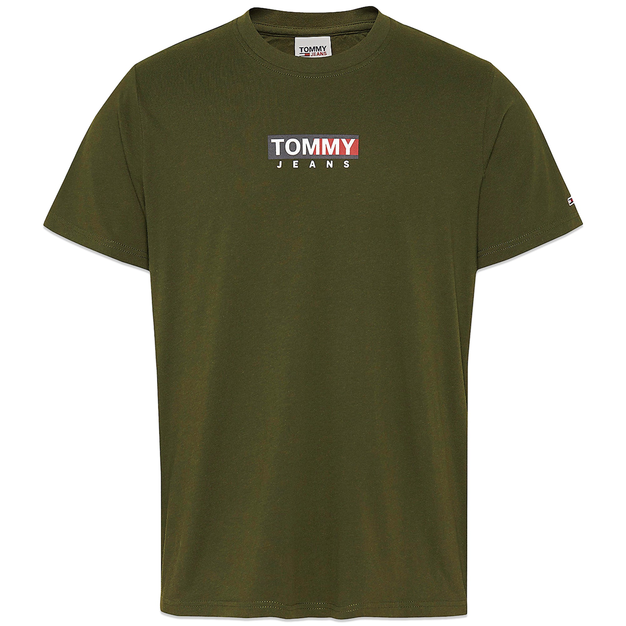 Tommy Signature Embroidery T-Shirt Sand Savannah 