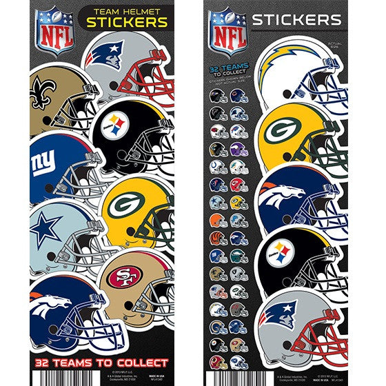 NFL HELMET STICKERS 300CT ABC Vending Products