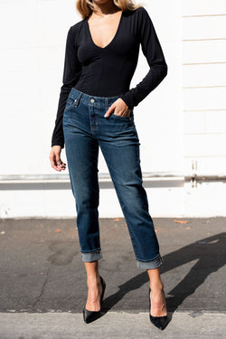 slouchy slim jeans