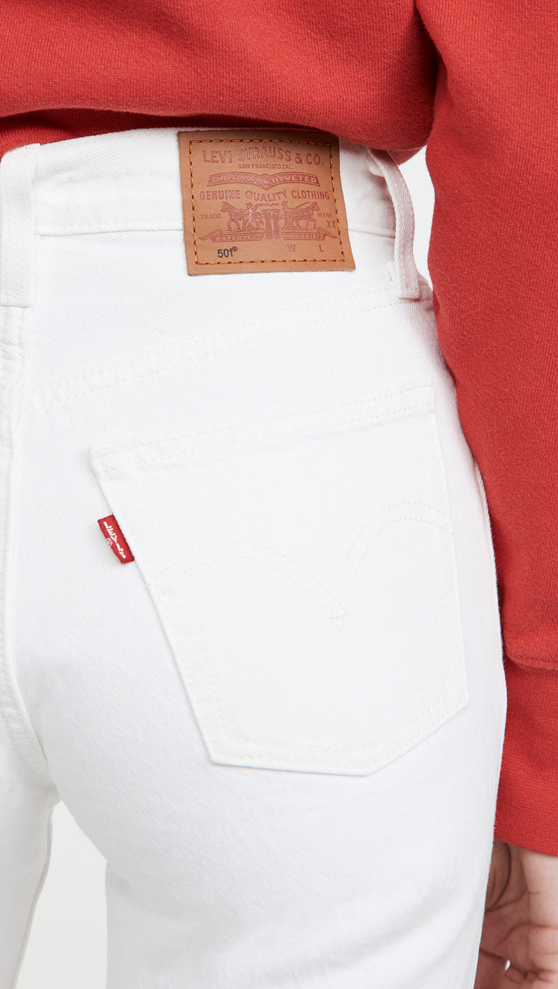 Levi's 501 Crop Jeans Come Clean – The Denim Lab Shop