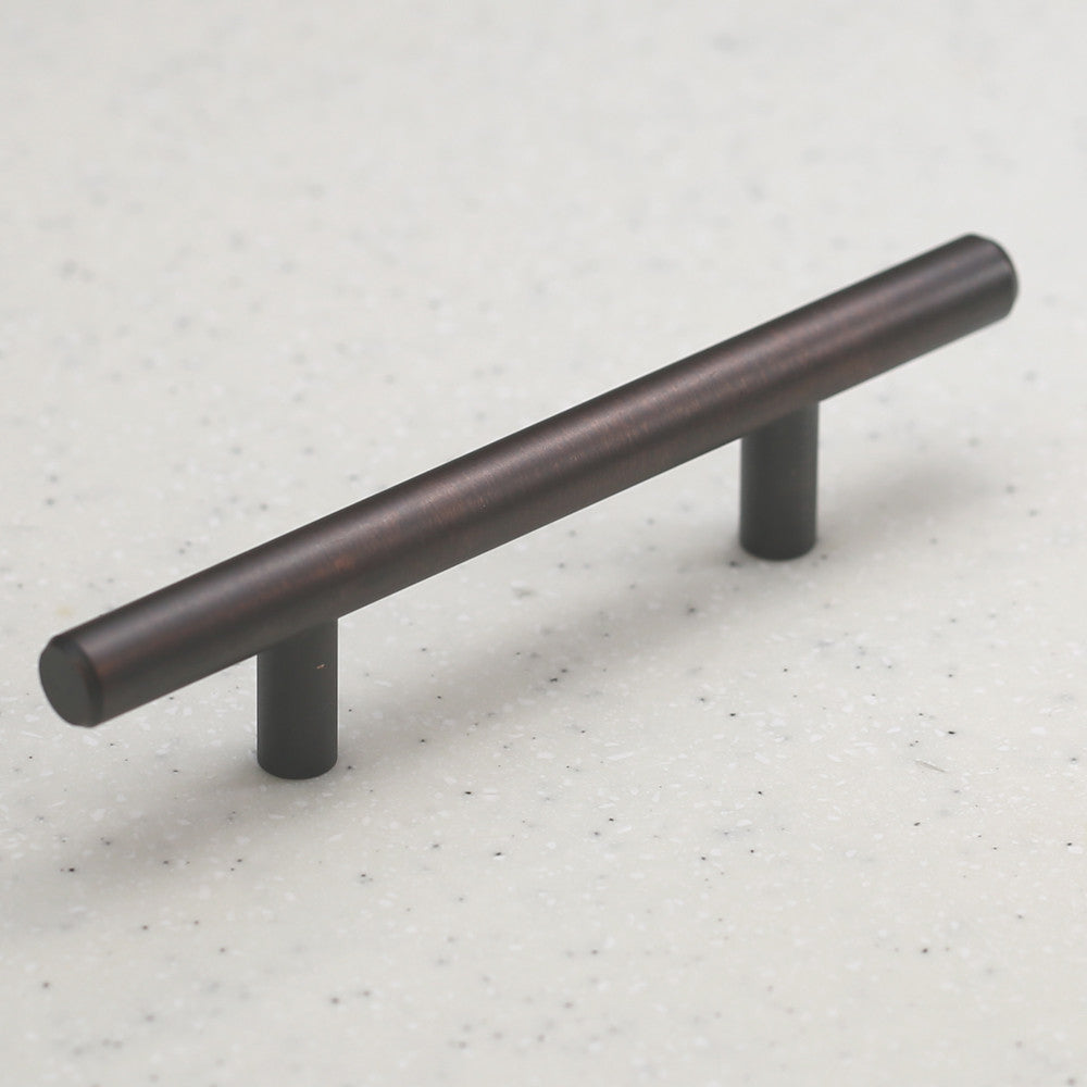 Oil Rubbed Bronze CabiHardware Euro Style Bar Handle Pull   3 