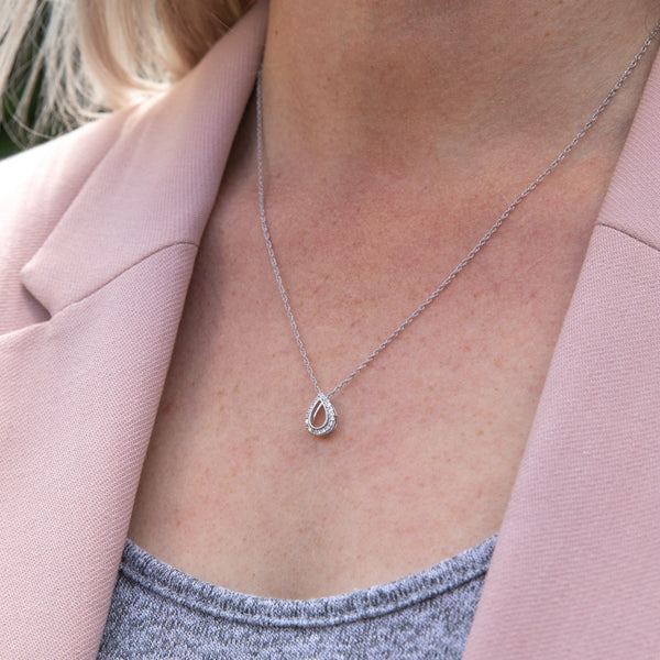 Floating Rose Cut Diamond Necklace – SELIN KENT