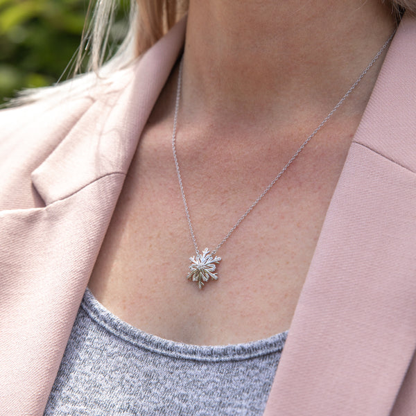 2 carat Oval Floating Diamond Necklace – Shiree Odiz