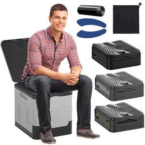 Portable Folding Toilet for Camping - Yours2Buy - Camping Toilet Paper Holder