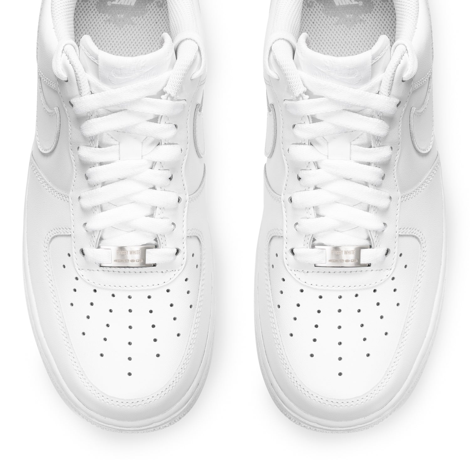 air force 1 silver lace lock