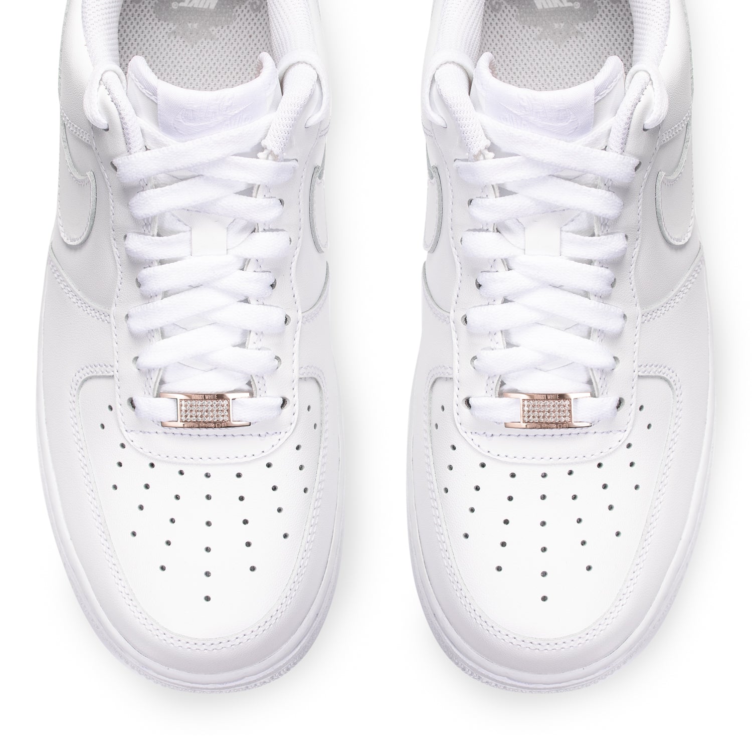 air force 1 silver lace lock