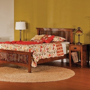 Amish hardwood beds and headboards