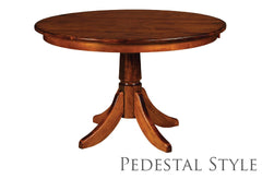 Single Pedestal Style Table