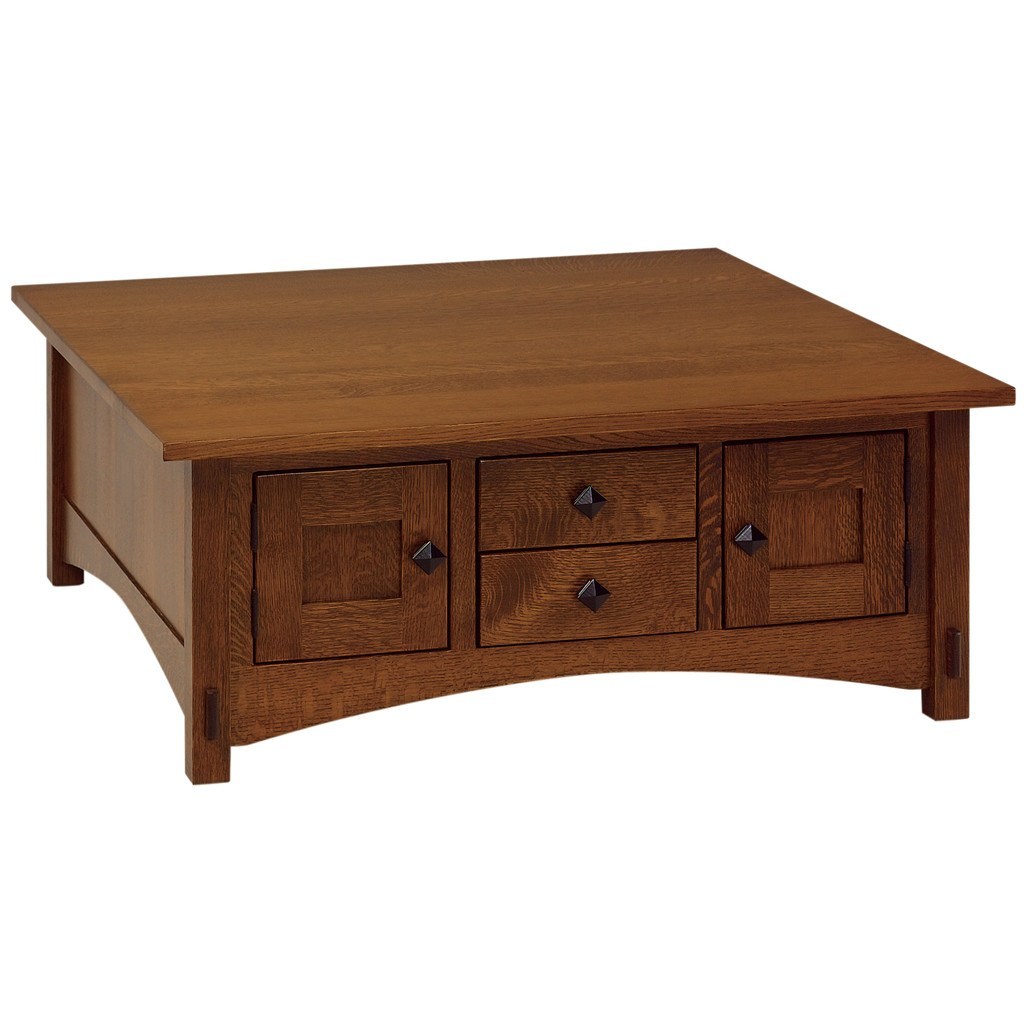 Springhill Cabinet Coffee Table - Amish Tables