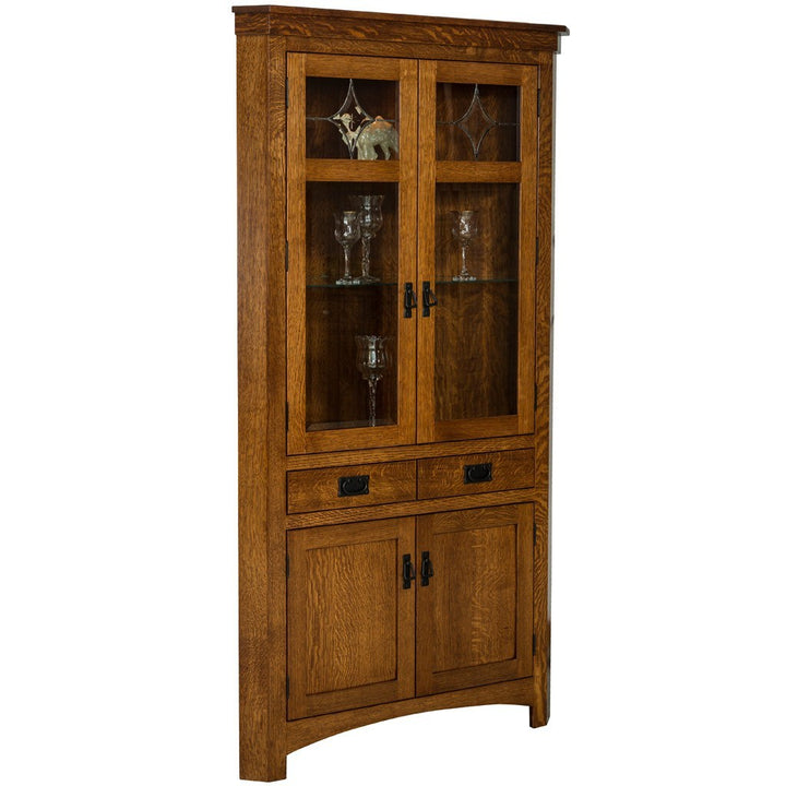 Cape Cod Corner Cabinet Amish Hutches And Cabinets Amish Tables