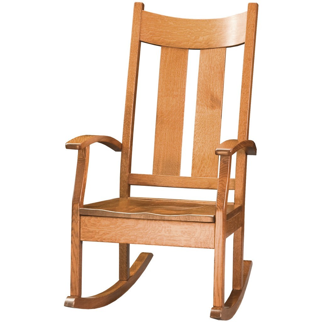 Aspen Rocking Chair | Handmade Glider Rocking Chair From Amish Tables